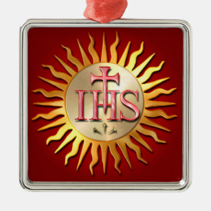 Jesuit Seal Metalen Ornament