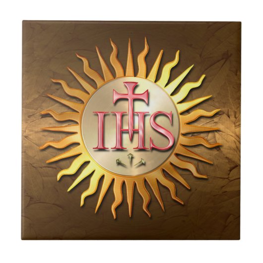 Jesuit Seal Tegeltje (Voorkant)