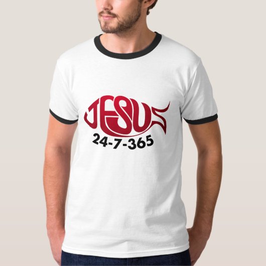 Jesus24-7-365 T-shirt (Voorkant)
