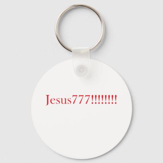 Jesus777!!!!!!!! Sleutelhanger (Voorkant)