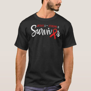 Jesus 1 Stroke 0 overlevende religieuze aanvallen T-shirt