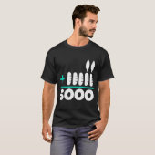 Jesus 2 Fishes 5 Breads 5000 Chosen Against The Cu T-shirt (Voorkant volledig)