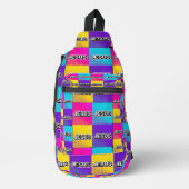 JESUS - 4 Square  Sling Bag (Voorkant)