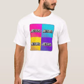 JESUS - 4 Square  T-shirt (Voorkant)