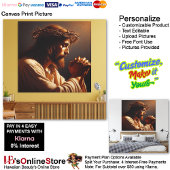Jesus 8 Canvas Afbeelding