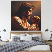 Jesus 8 Canvas Afbeelding Afdruk (Insitu (Slaapkamer))