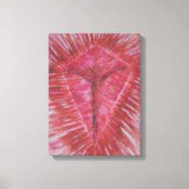 Jesus aan het kruis (30.48 x 40.64cm, 12" x 16") canvas afdruk
