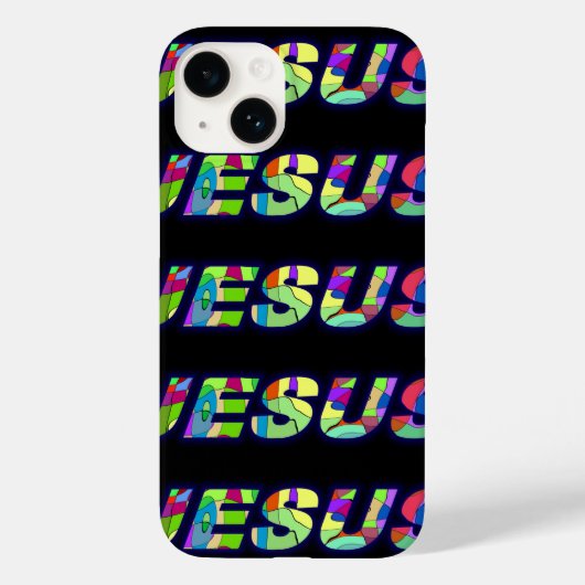 Jesus Aanmelden Meerdere Kleuren Case-Mate iPhone Case (Achterkant)