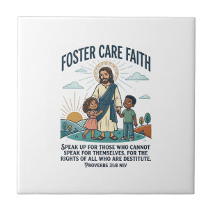 Jesus Adoptie Pleegzorg Grafische T-shirt Christel Tegeltje