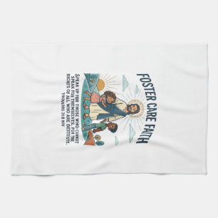 Jesus Adoptie Pleegzorg Grafische T-shirt Christel Theedoek