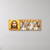 JESUS- ADORED Baby Photo  Canvas Afdruk (Voorkant)