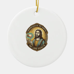 Jesus Afkeurknop Sociale Media Hater Troll Humor Keramisch Ornament