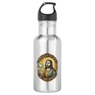 Jesus Afkeurknop Sociale Media Hater Troll Humor Waterfles