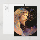 Jesus AI Generated Art Briefkaart (Voorkant / Achterkant)