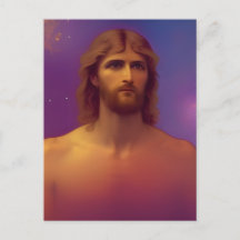 Jesus AI Generated Art Briefkaart