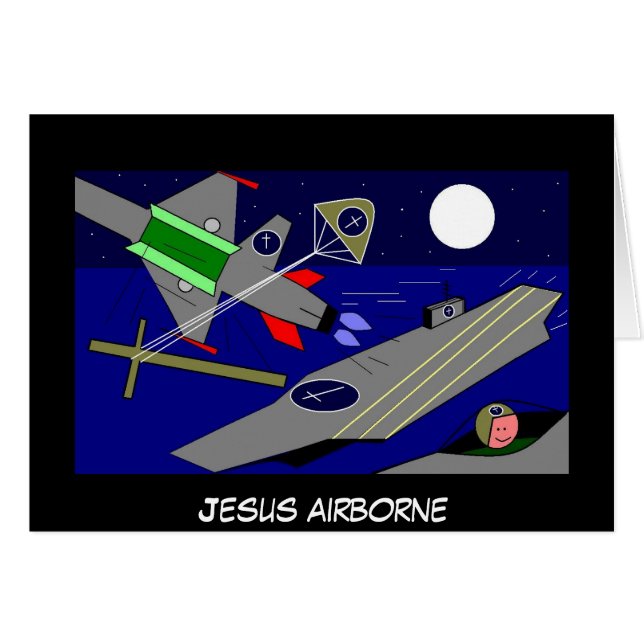 Jesus Airborne (Voorkant Horizontaal)