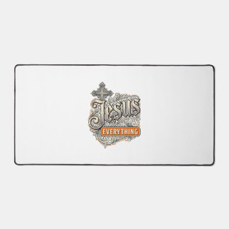 Jesus Alles Vintage Christelijke Typografie Ontwer Bureaumat