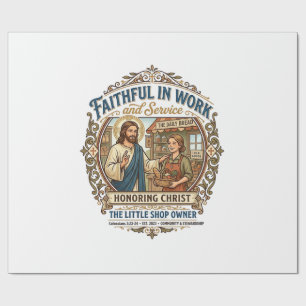 Jesus Ambacht Verkoper Etsy Maker T-shirt Gebedsge Cadeaupapier