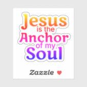 Jesus Anchor Soul Blutooth Sticker (Vel)