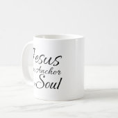 Jesus Anchor Soul Coffee mok (Voorkant links)
