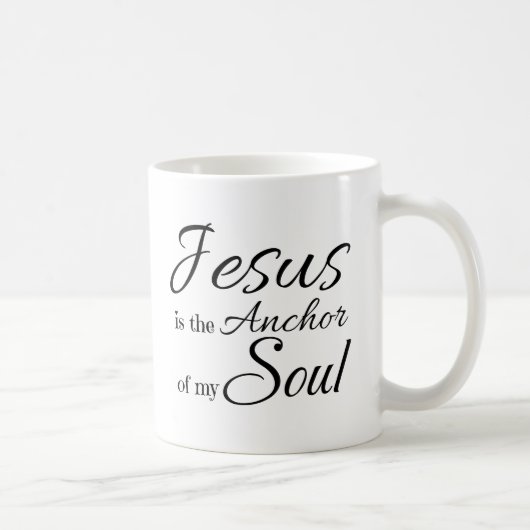 Jesus Anchor Soul Coffee mok (Rechts)