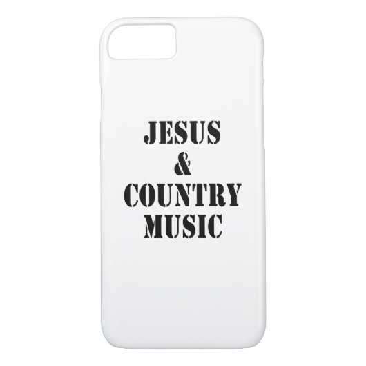 Jesus and Country Music - Phone Case (Achterkant)