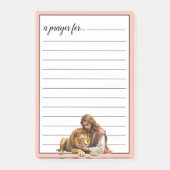 Jesus and Lion War Room Prayer Post-it® Notes (Voorkant)