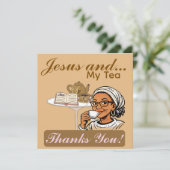 Jesus and My Tea Stationery (Staand voorkant)