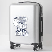 Jesus and Pickleball Womens Quote Sticker (Koffer)