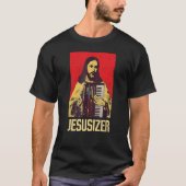 Jesus and Synthesizer  Techno T-shirt (Voorkant)