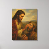 Jesus and the Blind Man™ LDS Muurschildersdoek Canvas Afdruk (Voorkant)