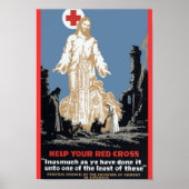 Jesus and the Red Cross Poster (Voorkant)