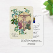Jesus Angels katholieke begrafenis Memorial Heilig Visitekaartje (Bureau)