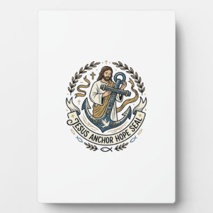 Jesus Anker Hoop Zegel Jezus Anker Hoop Zegel Chri Fotoplaat