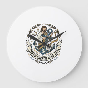 Jesus Anker Hoop Zegel Jezus Anker Hoop Zegel Chri Grote Klok