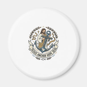 Jesus Anker Hoop Zegel Jezus Anker Hoop Zegel Chri Magneet