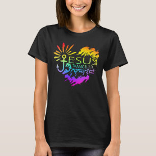 Jesus Anker van Mijn Ziel – Hart Kruis T-shirt