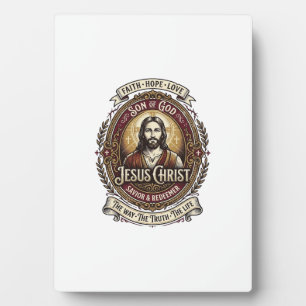 Jesus Antiek Erfstuk Grafische T-shirt Christelijk Fotoplaat