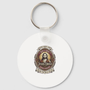Jesus Antiek Erfstuk Grafische T-shirt Christelijk Sleutelhanger