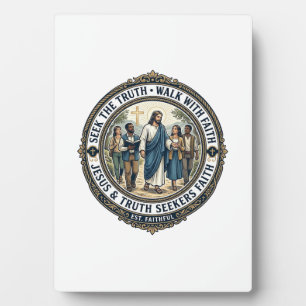 Jesus Apologetiek Theologie Nerd T-shirt Op geloof Fotoplaat