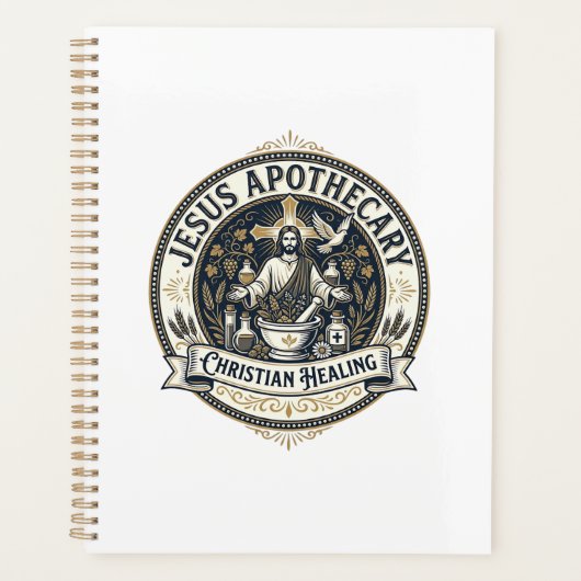 Jesus Apotheek Christelijke Genezing Jezus Apothee Planner (Voorkant)