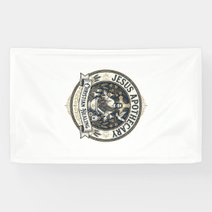 Jesus Apotheek Christelijke Genezing Jezus Apothee Spandoek