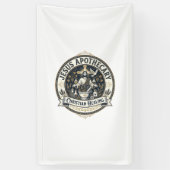 Jesus Apotheek Christelijke Genezing Jezus Apothee Spandoek (Verticaal)