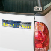 JESUS ÄR SVARET! BUMPERSTICKER (Op Truck)