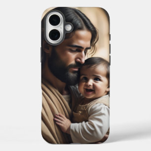 Jesus Art iPhone 16 Plus Hoesje
