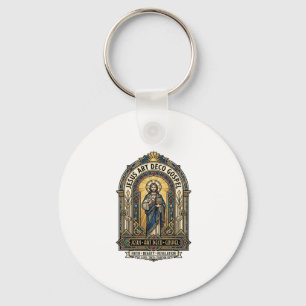 Jesus Art Deco Evangelie Jezus Art Deco Christelij Sleutelhanger