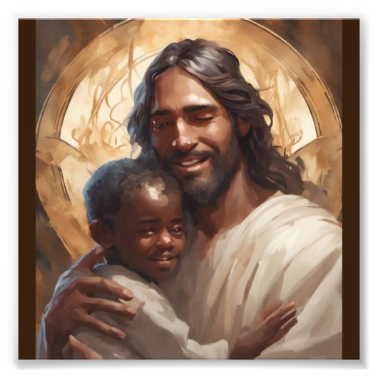 Jesus Art Foto Afdruk (Voorkant)