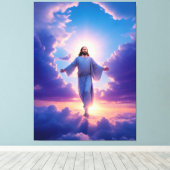 Jesus Art | Gods zegen Canvas Afdruk (Insitu (Houten vloer))