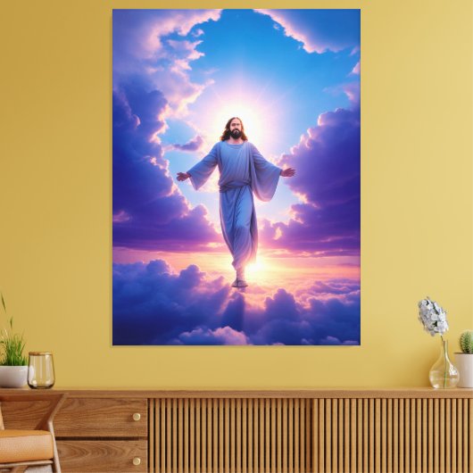 Jesus Art | Gods zegen Canvas Afdruk (Insitu (Woonkamer))