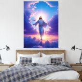 Jesus Art | Gods zegen Canvas Afdruk (Insitu (Slaapkamer))